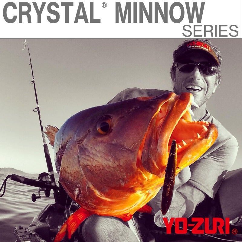 DUEL Yo-Zuri Crystal Minnow Deep Diver Walleye (F) 110mm 4-3/8" Wonderbread Floating Deep Diver Lure - Image 4